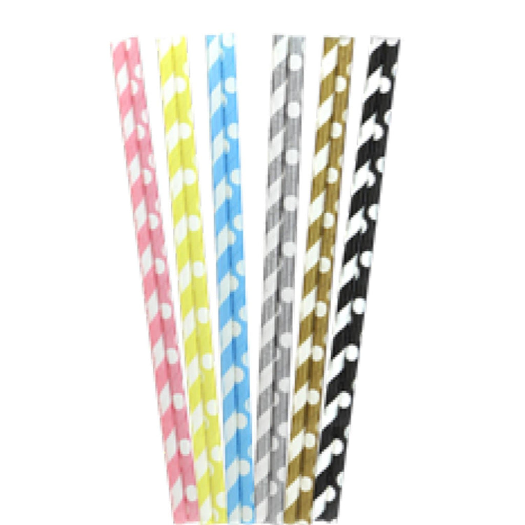 Pastel Paper Straws
