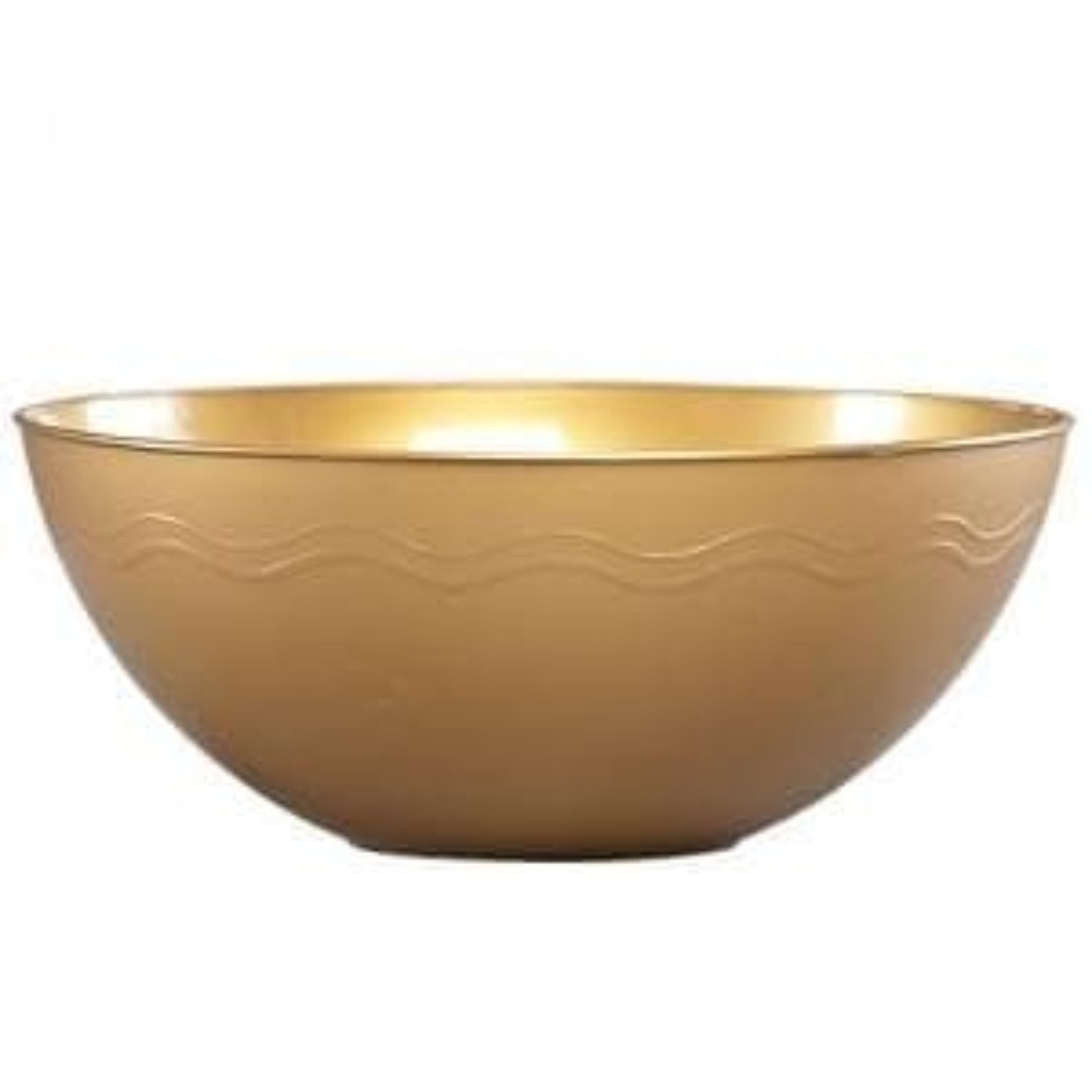 100 oz Gold Plastic Bowl