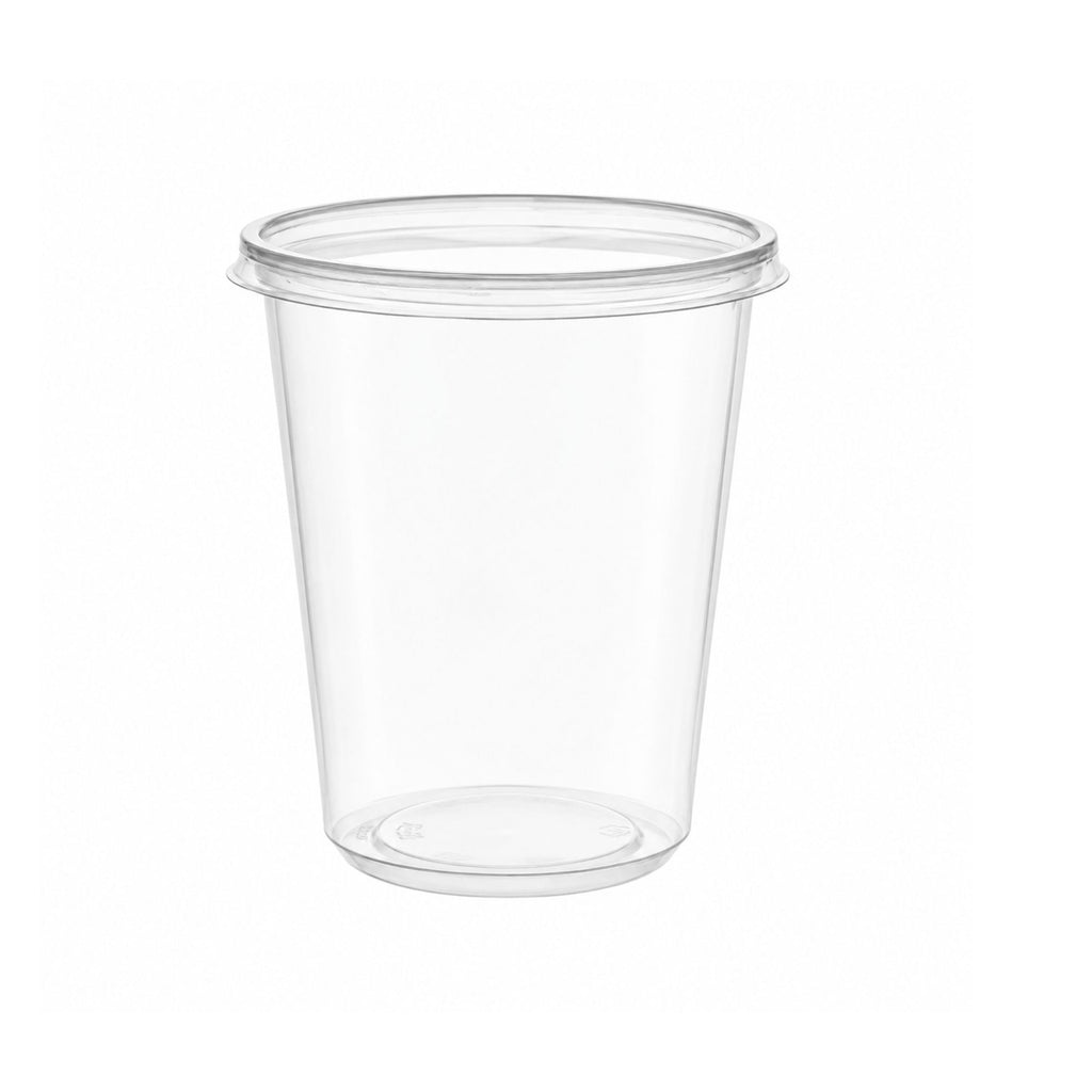 *WHOLESALE* 32oz Lightweight Deli Containers with Lids Disposable Plastic 500/case