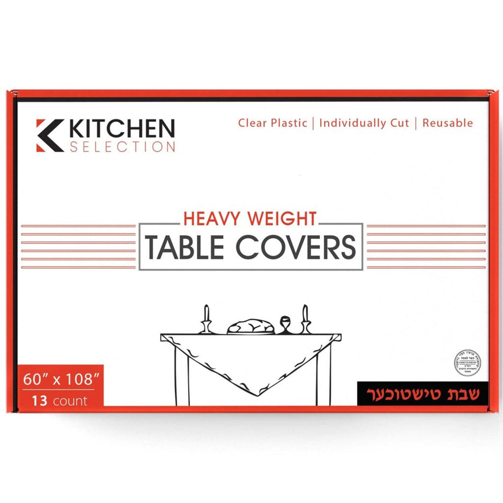 60"X180" Clear Heavy-Weight Table Cover