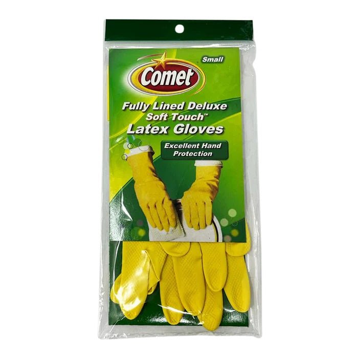 Latex Gloves Comet Deluxe  Small 1 Pair