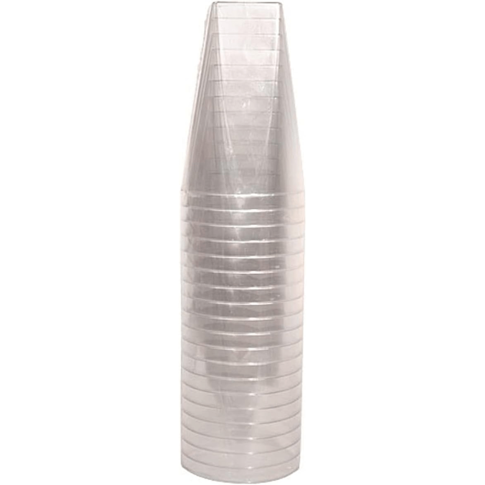 10oz Wine Square Bottom Tumbler Clear Elegant Plastic