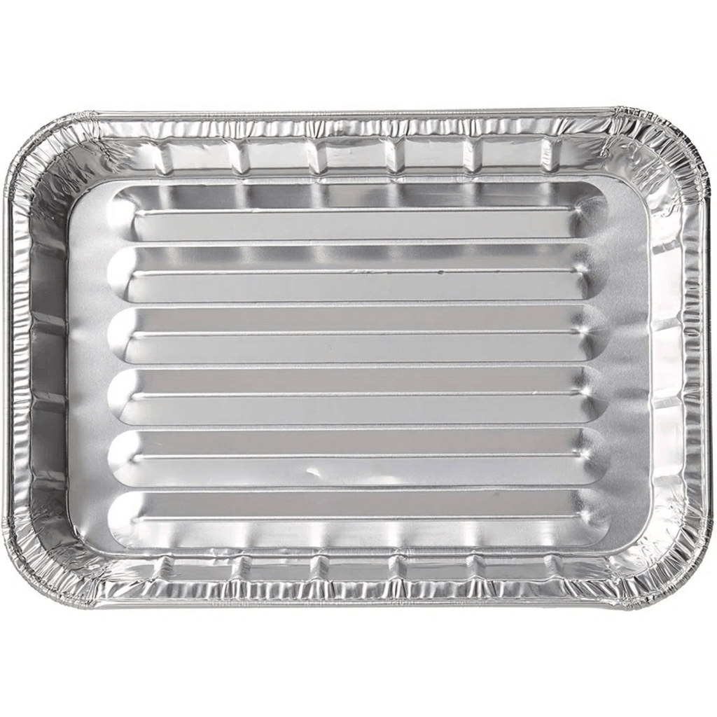 13x9.5x1 Large Broiler Baking Pan Aluminum Disposable