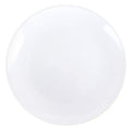 Organic 10.25" Plastic White Dinner Plate Bowls Blue Sky 10 Pieces