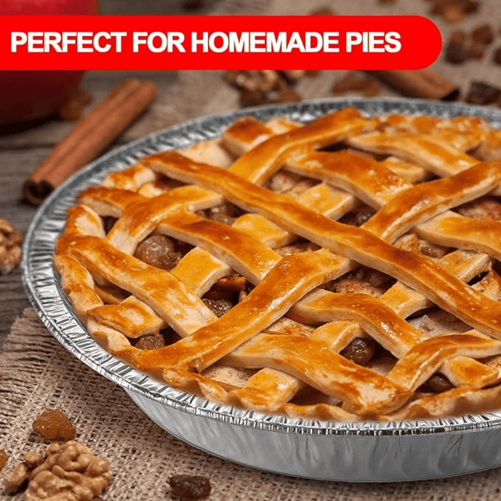 *WHOLESALE* 9” shallow Aluminum Foil Pie Pans  Disposable 500 ct/case
