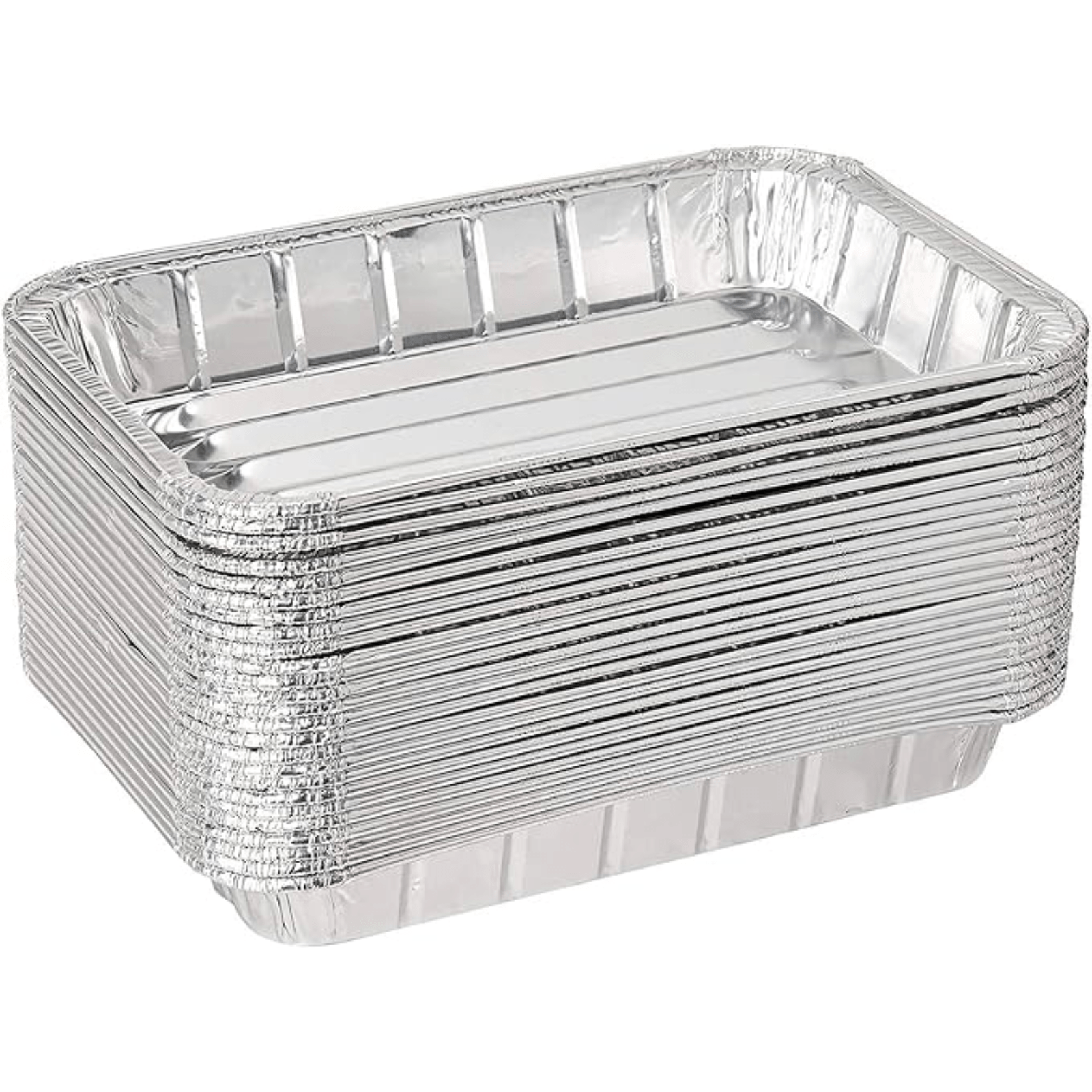 *WHOLESALE* 13x9.5x1 Large Broiler Disposable Aluminum Baking Pan: 200/Case