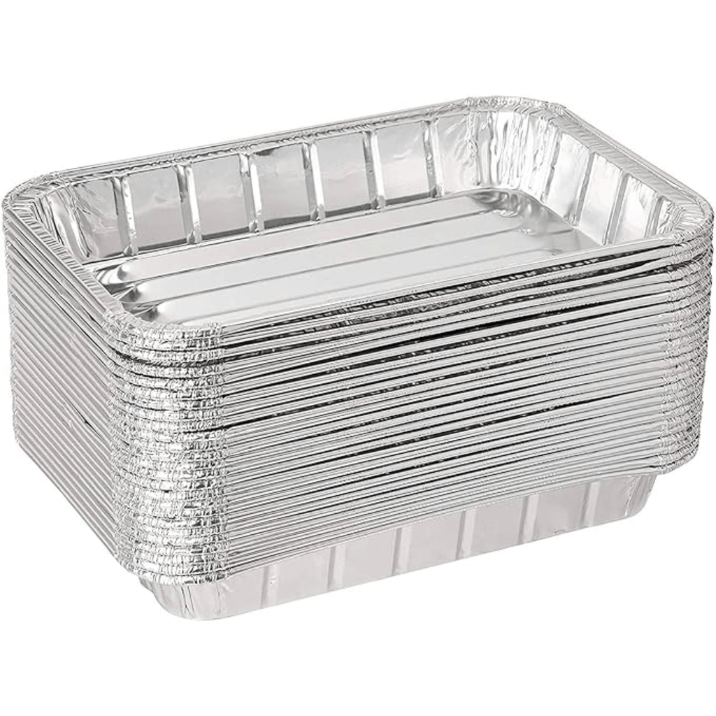 13x9.5x1 Large Broiler Baking Pan Aluminum Disposable