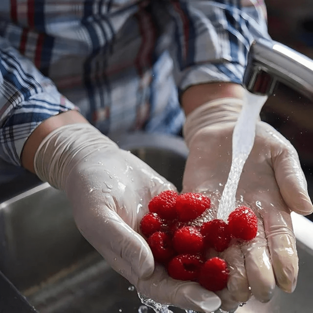 Medium Always Handy Latex Gloves Powder-Free, Ambidextrous