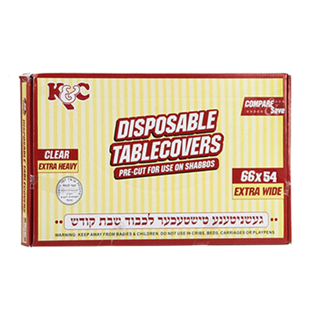 66"X54" Clear Heavy Duty Plastic Table Cover