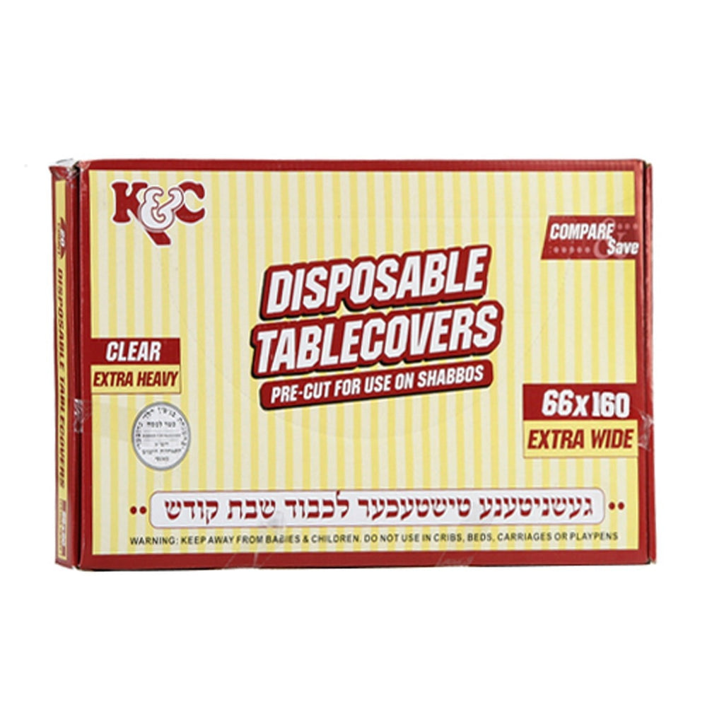 66"X160" Clear Heavy Duty Plastic Table Cover