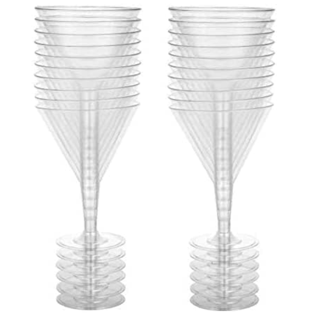 7oz Martini Plastic Clear