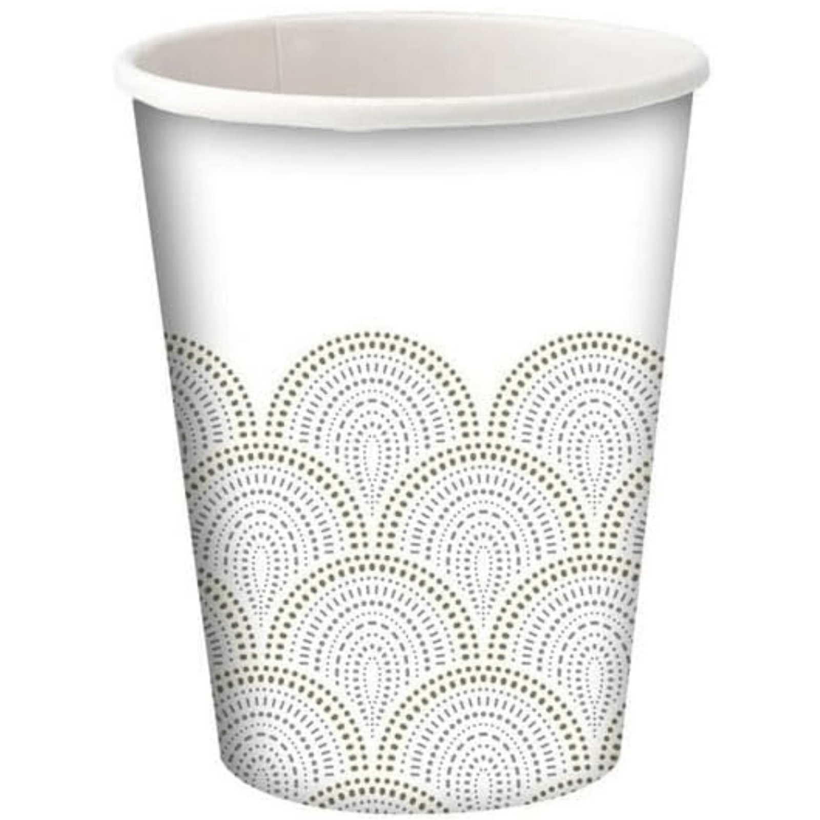 9oz Paper Cups Metallic Rays | Stylish & Disposable