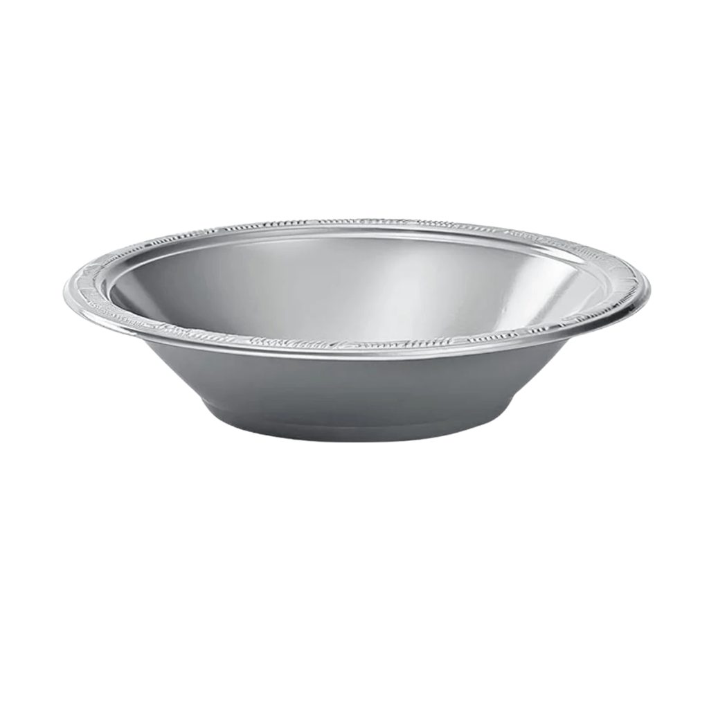 Silver Complete Disposable Dining Set | Budget Party Combo