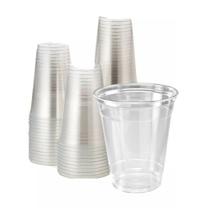 *WHOLESALE* 16oz Plastic Clear PET Cups 1000/Case