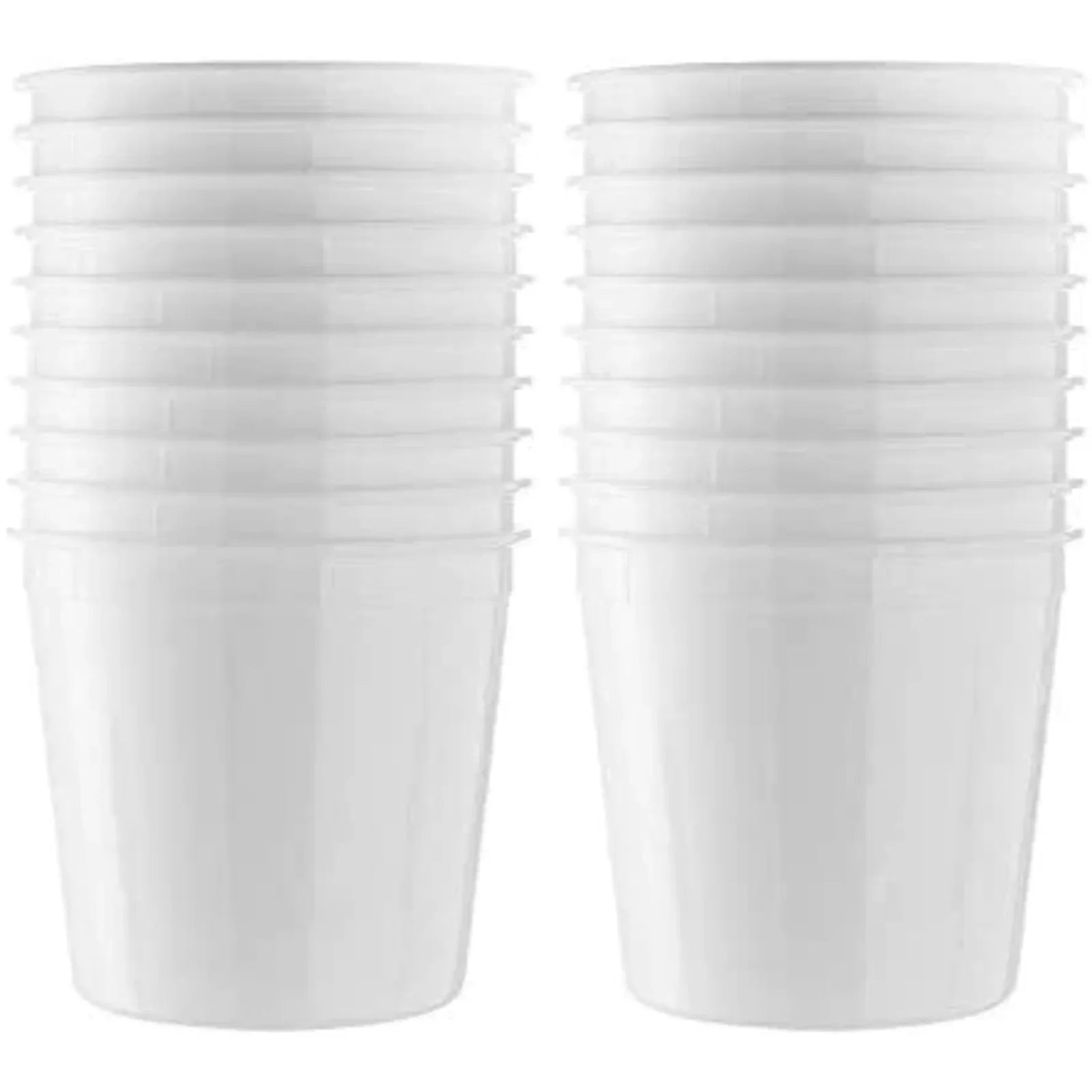 *WHOLESALE* 168oz Deli Container with Lids Heavyweight Disposable Plastic 100/Case