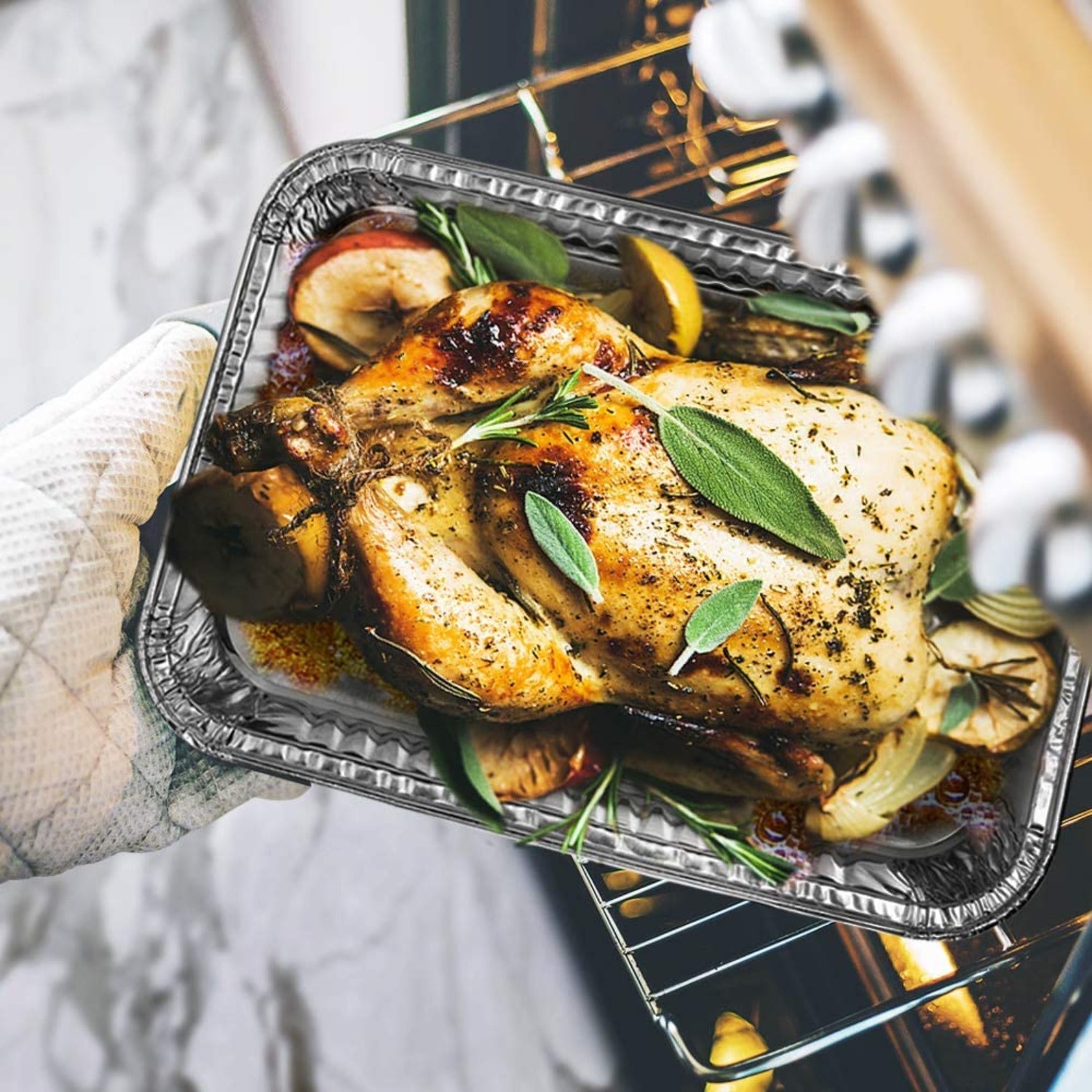 9×13 Deep Half Size Heavy Weight Aluminum Pans