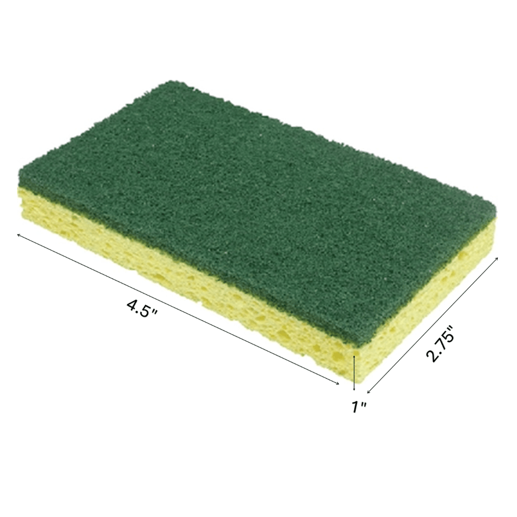 Sponge Scouring Pads & Sponges Heavy Duty 6 Pieces