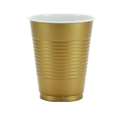*BUY BULK* 9oz Plastic Cups Gold