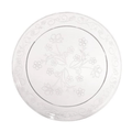 *JUMBO PACK* D'Vine 10" Clear  Plate Heavyweight Plastic