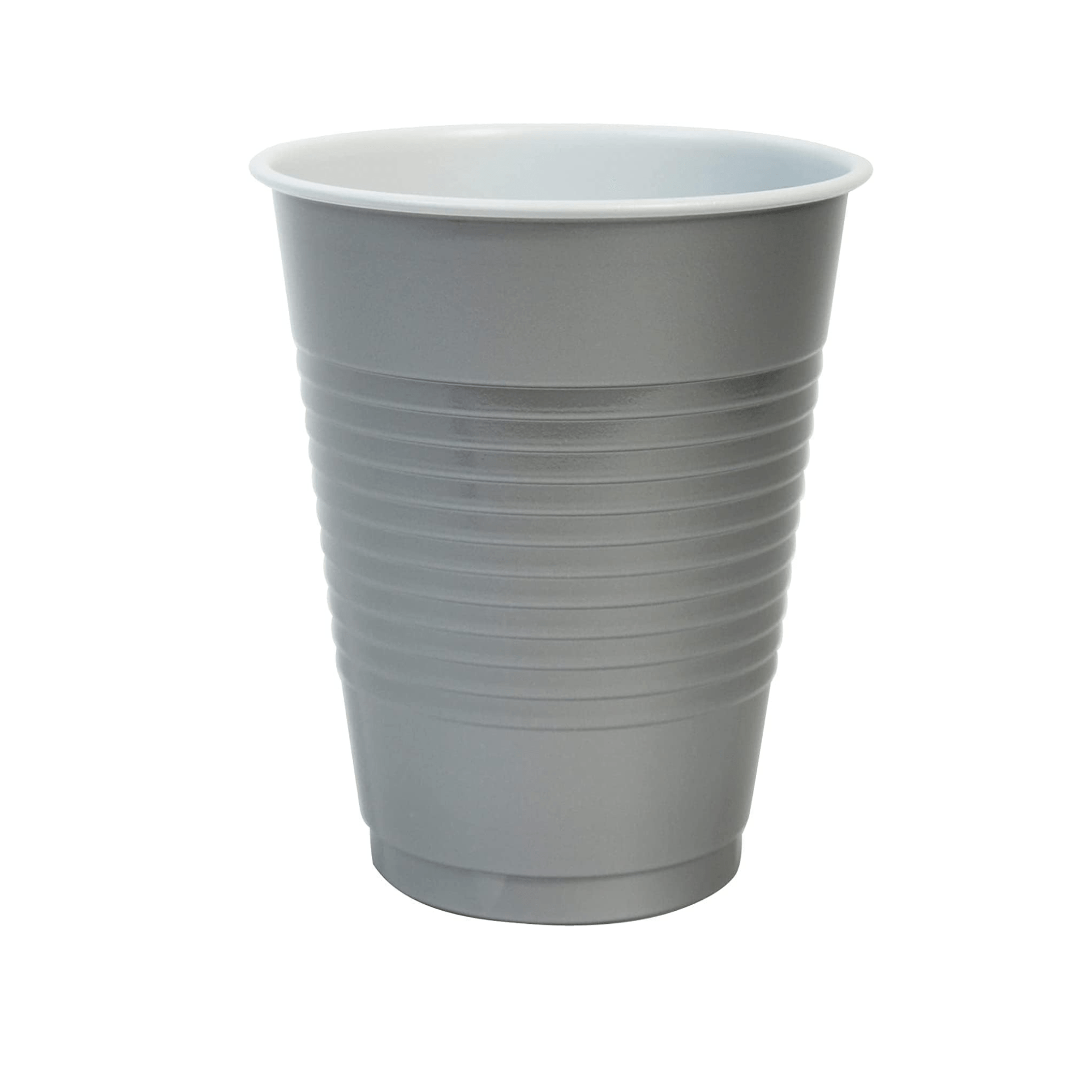 *BUY BULK* 9oz Plastic Cups Silver