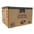 *WHOLESALE* 5lb Large Oval Challa Loaf Pan Aluminum Disposable 198/Case