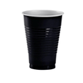 *BUY BULK* 9oz Plastic Cups Black