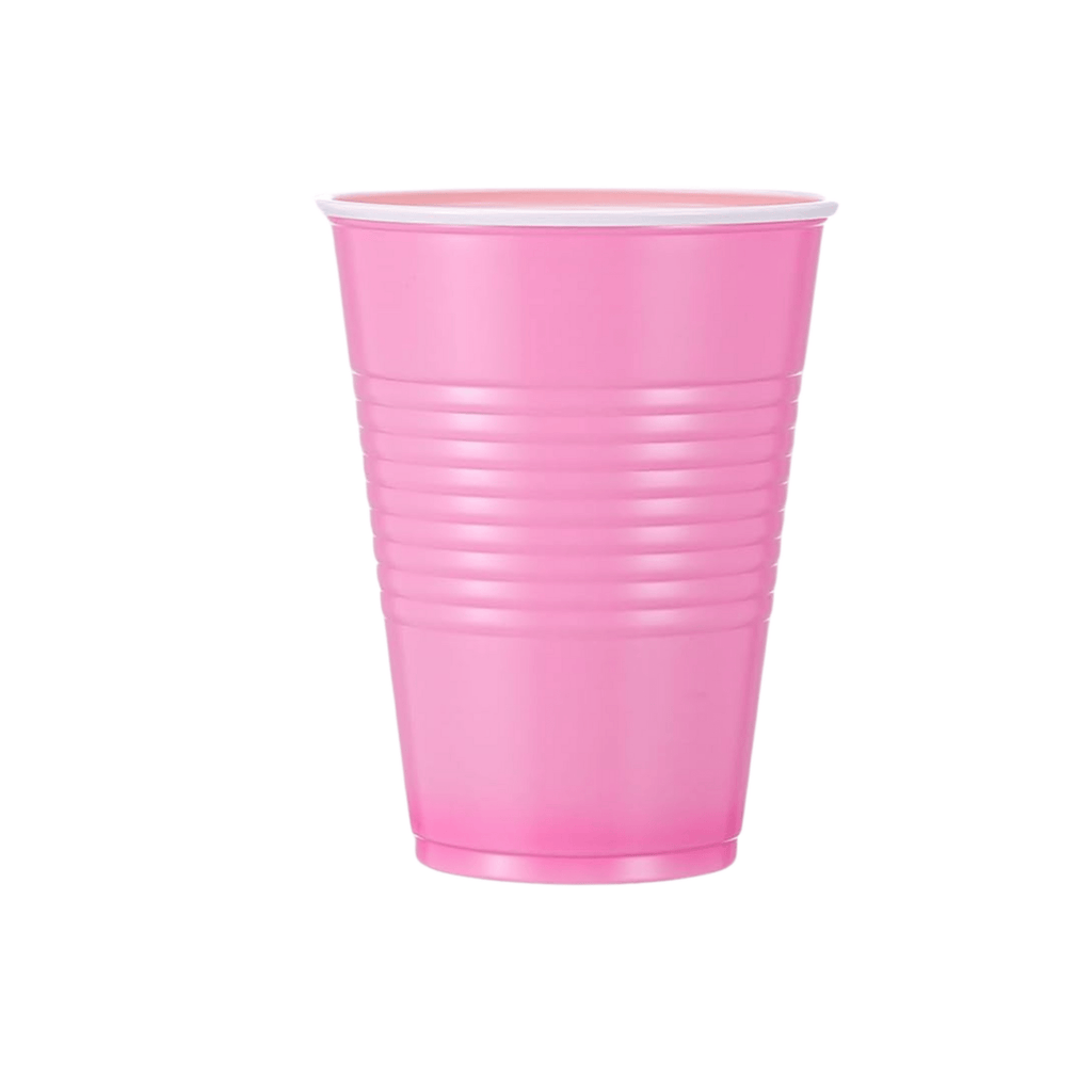 *BUY BULK* 9oz Plastic Cups Pink