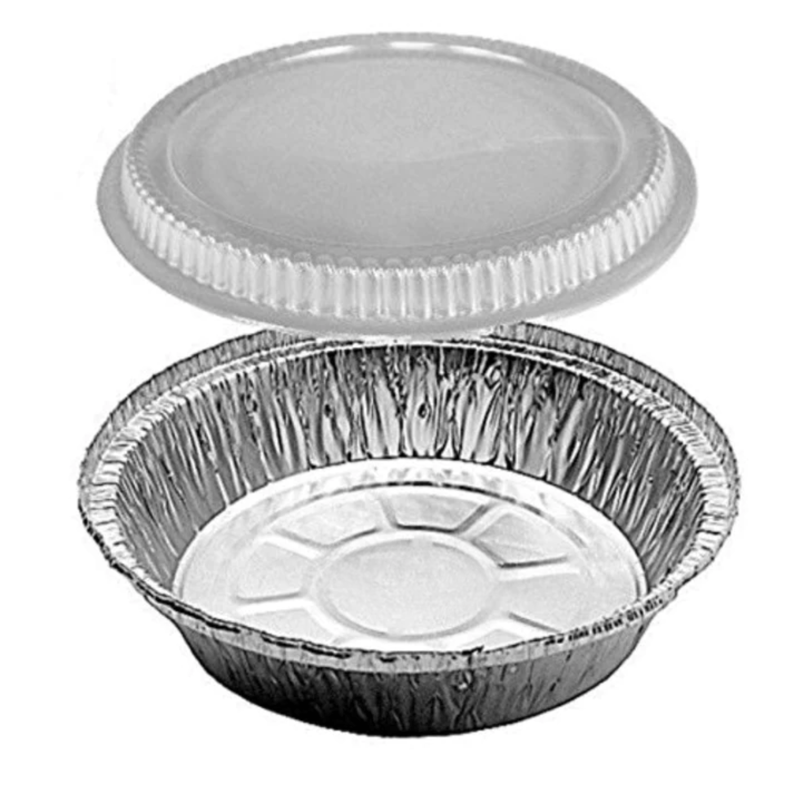 *WHOLESALE* 9" Dome Lids for Disposable Aluminum Round Pan 500/case