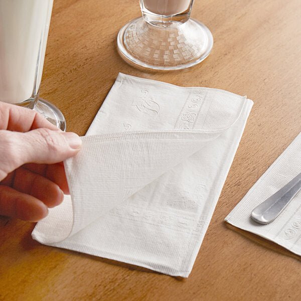 *BUY BULK* White 2 Ply Dinner Napkins