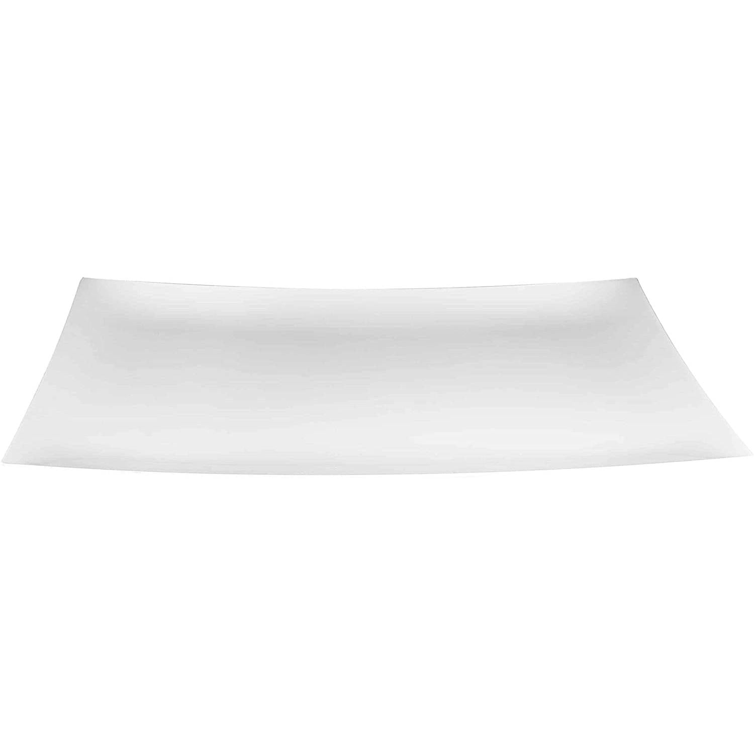 12X18" Serving Tray White Plastic