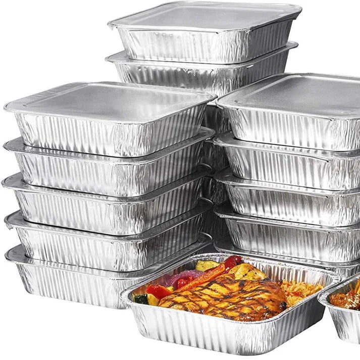 *WHOLESALE* 9×13 Half Size Regular weight Disposable Aluminum Pans 100/Case