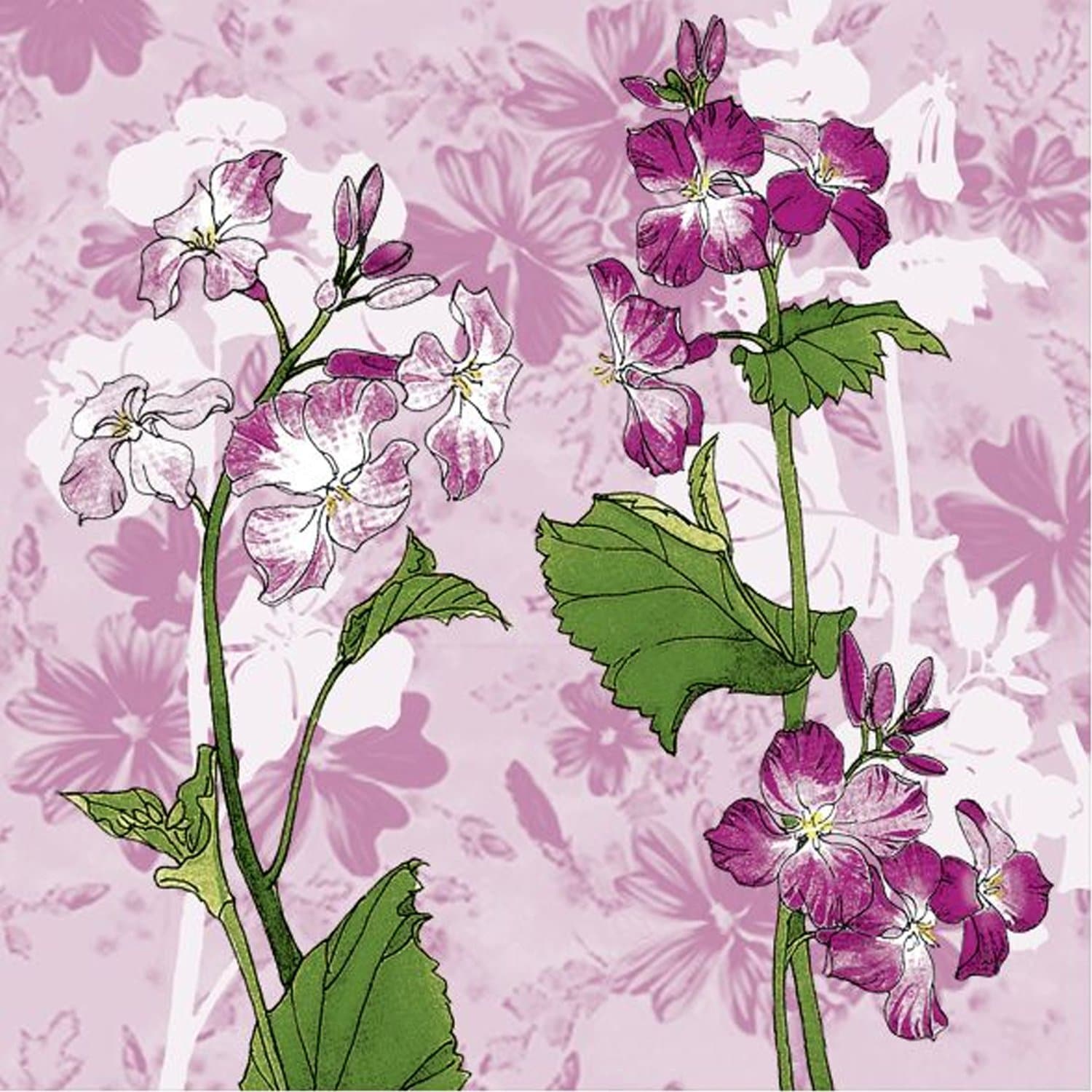 Violet Opulence Lunch Paper Napkins 20 Pack