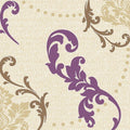 Amethyst Fleur-de-lis  Lunch Paper Napkins 20 Pack
