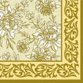 Golden Peach Petal Lunch Paper Napkins 20 Pack