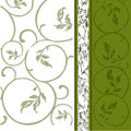 Olive Curlicue Lunch Paper Napkins 20 Pack