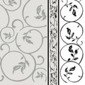 Black Curlicue Lunch Paper Napkins 20 Pack