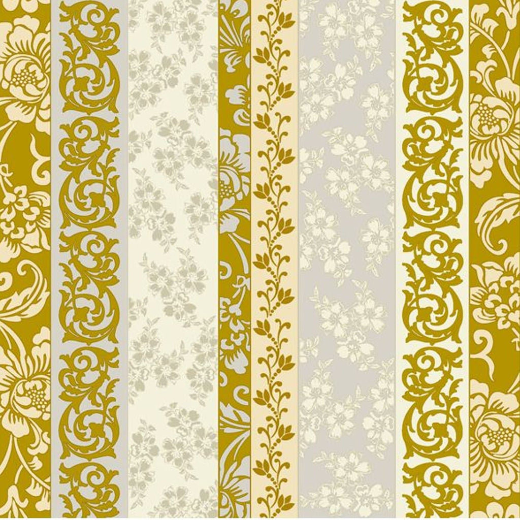 Rose Gold Scrolls Lunch Paper Napkins 20 Pack