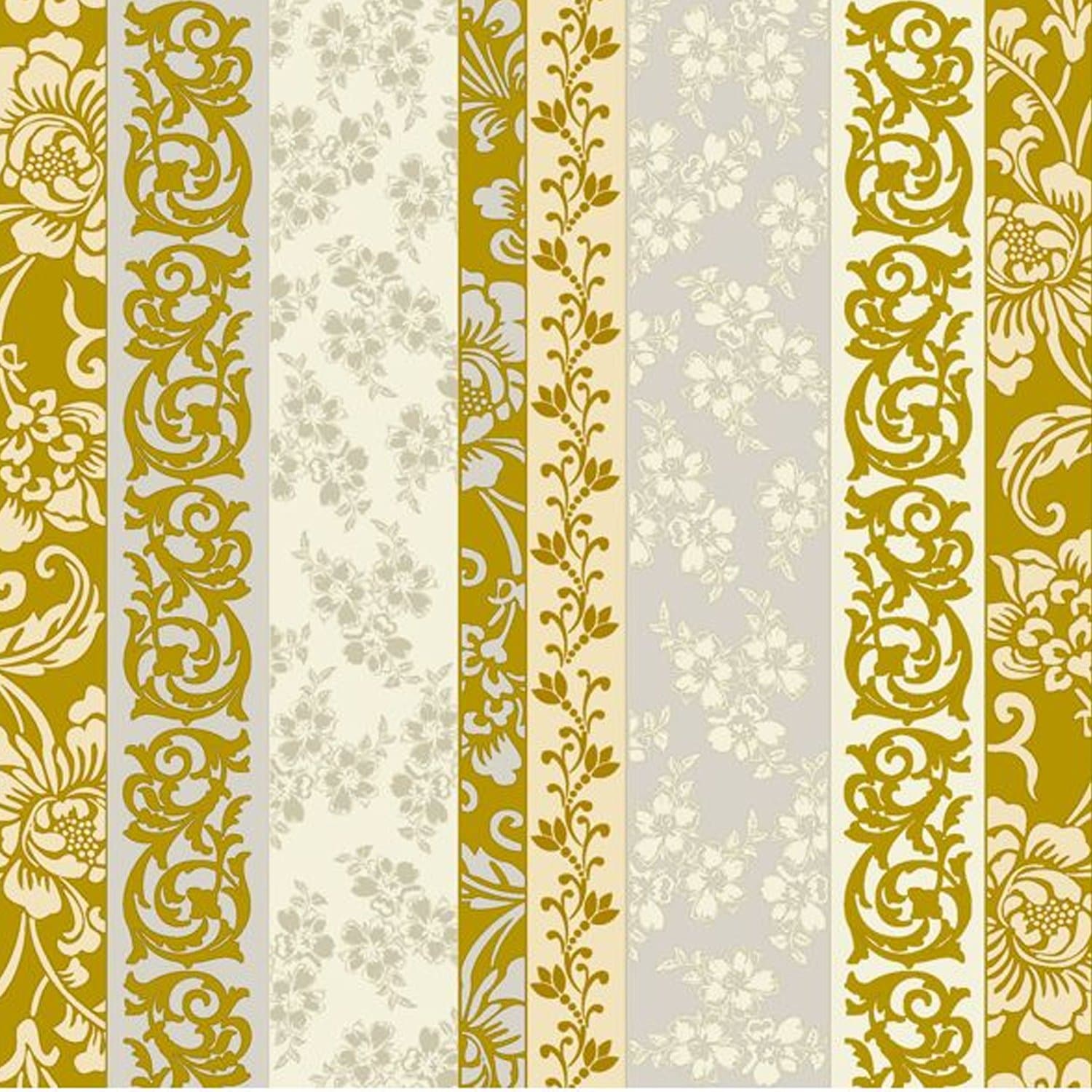 Rose Gold Scrolls Lunch Paper Napkins 20 Pack