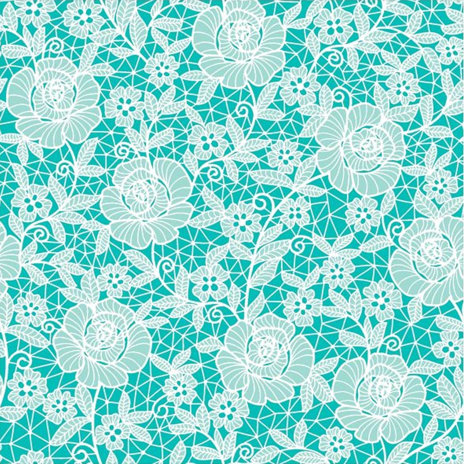 Blue Beauty Lunch Paper Napkins 20 Pack