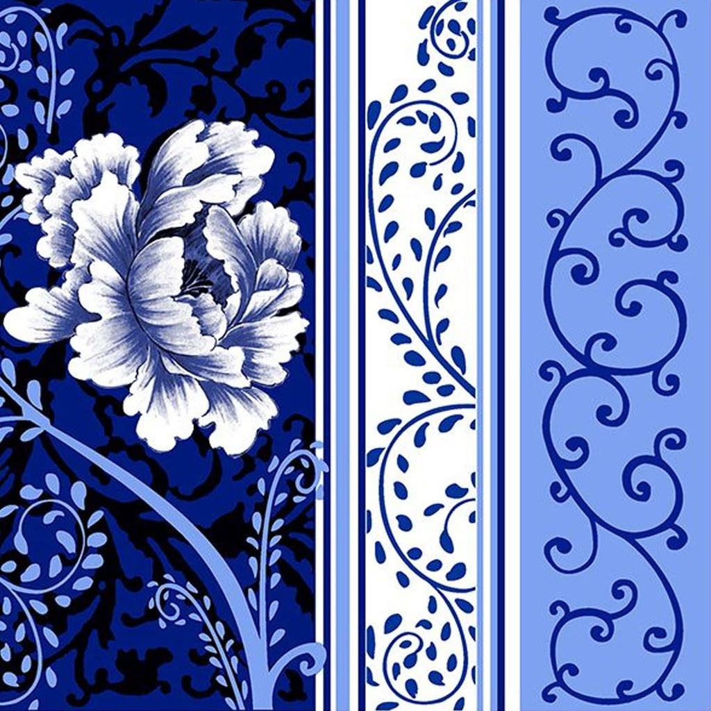 Vector Blue Lunch Paper Napkins 20 Pack