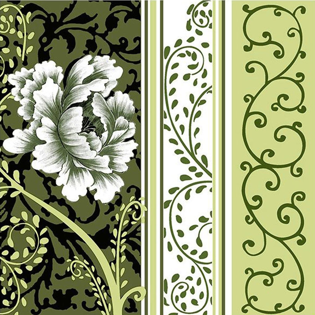 Vector Green Lunch Paper Napkins 20 Pack