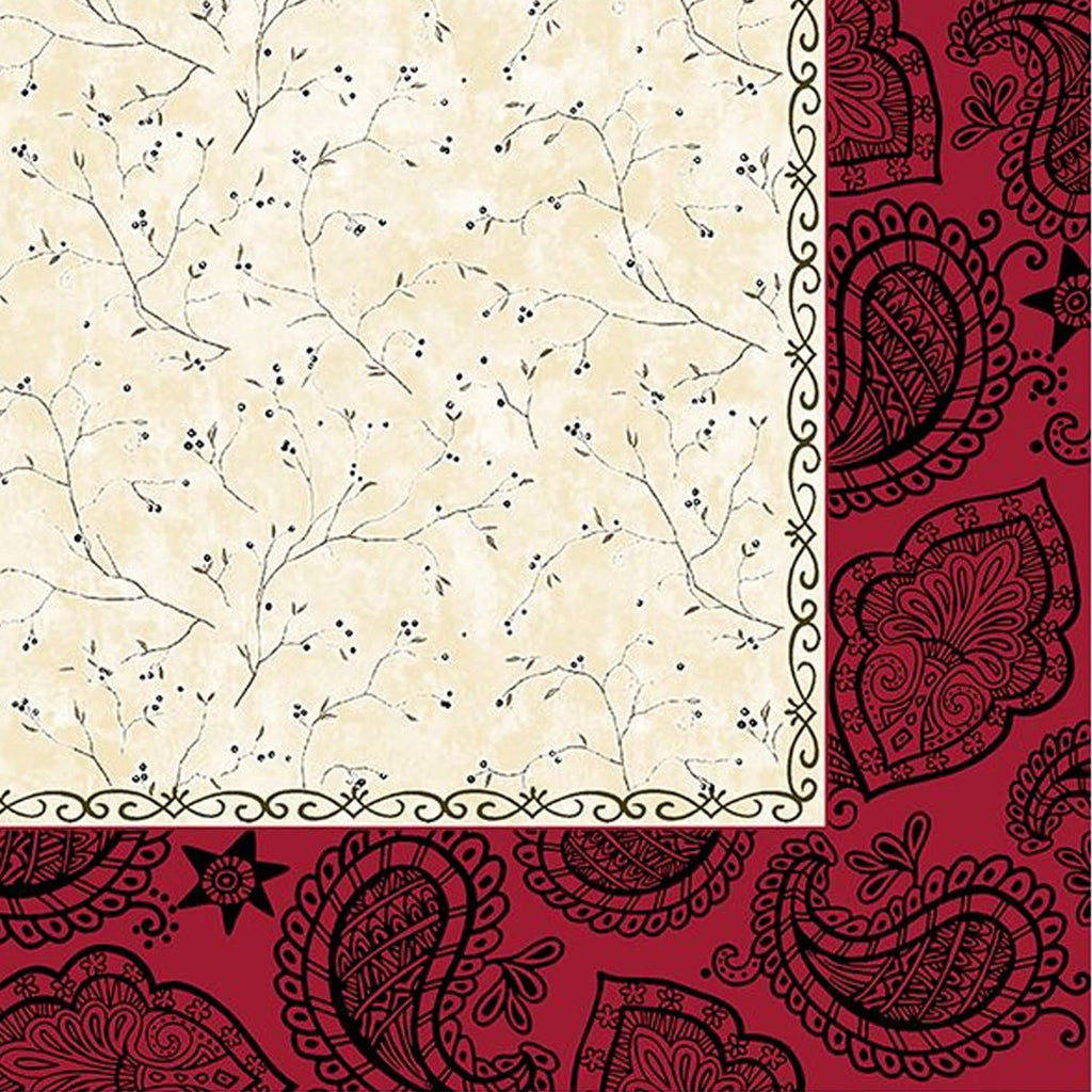 Vector Red Lunch Paper Napkins 20 Pack