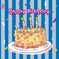 Birthday #1 Disposable Lunch Paper Napkins 20CT