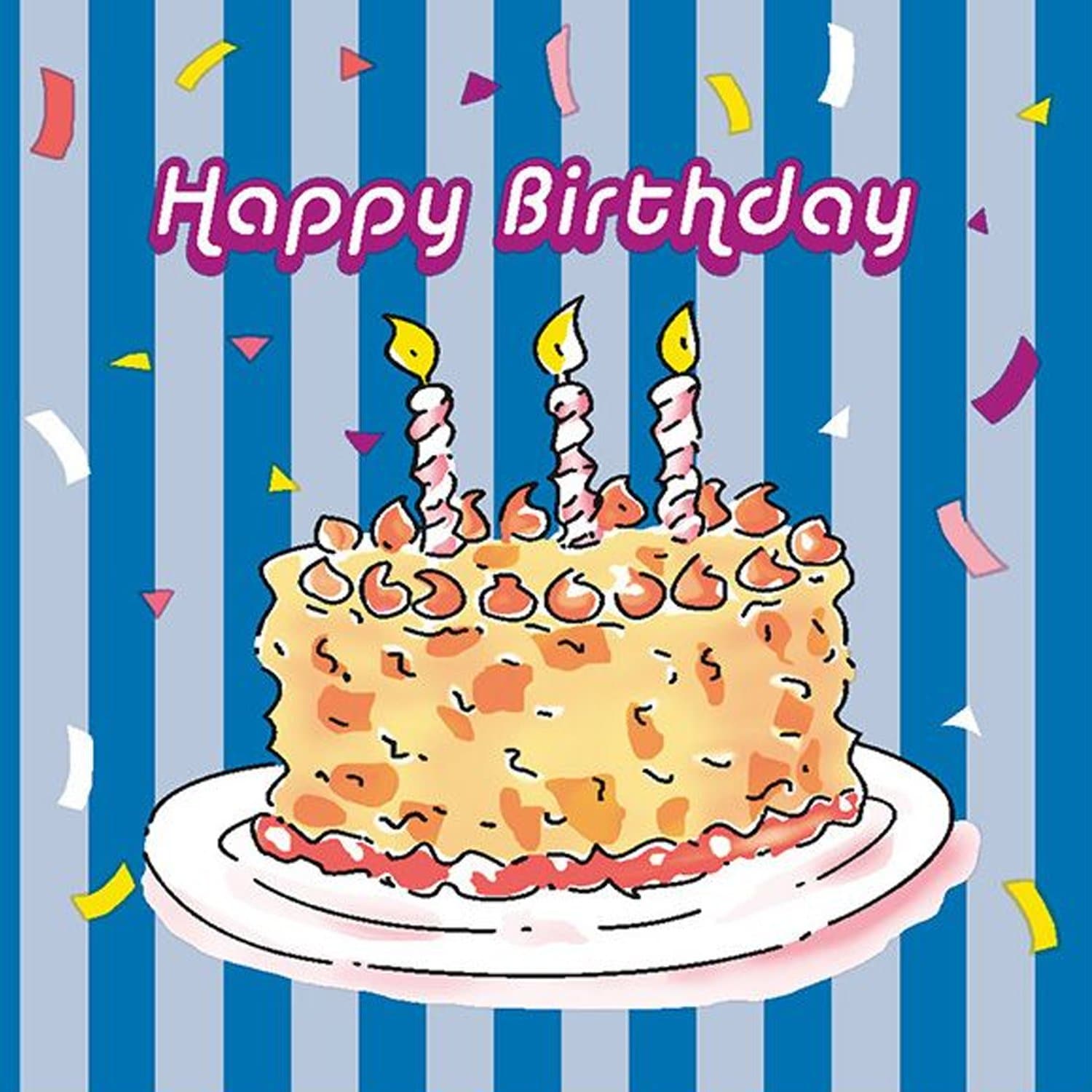 Birthday #1 Disposable Lunch Paper Napkins 20CT