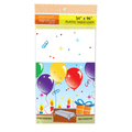 54"X96" Rectangular Plastic Cover Birthday Balloons 1 Pack