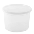 64oz Container with Lids Extra Strong Quality Deli Disposable Plastic