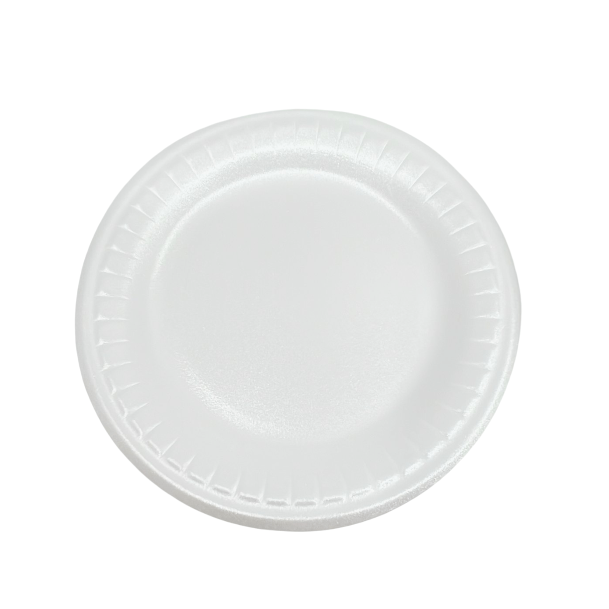 8 7/8" Foam Plates White, Microwavable, Lightweight & Sturdy