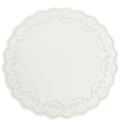 12" White Lace Paper Doilies for Cake, Food & Dessert