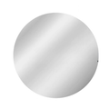 13" Silver Round Lightweight Mirror Plastic Charger Plate: 1 Pack