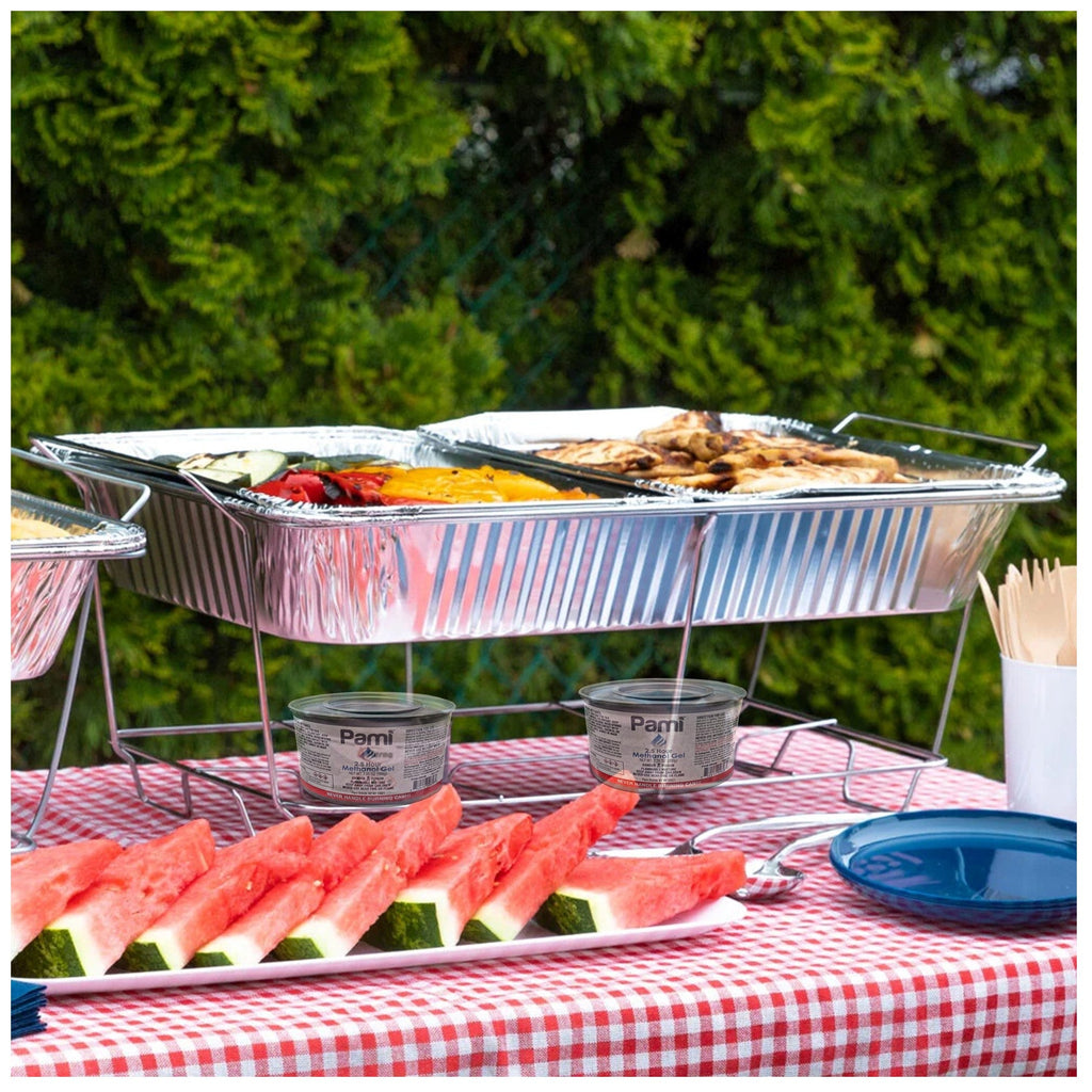 Full Size Metal Wire Chafing Rack Buffet Stand for Disposable Aluminum Pans